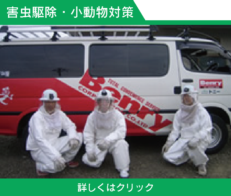 害虫駆除　小動物対策理
